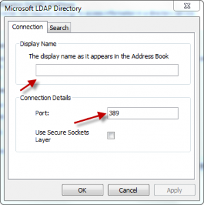 Outlook Zimbra LDAP 05